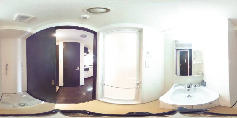 パノラマ画像洗面所