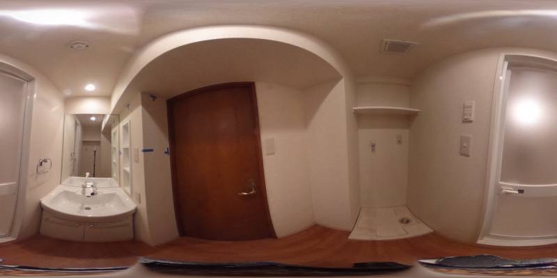 パノラマ画像洗面所