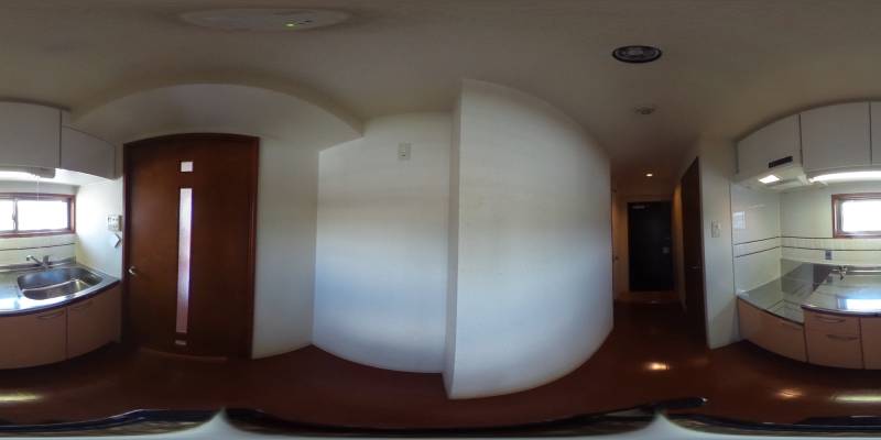 パノラマ画像キッチン