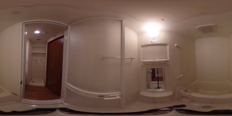 パノラマ画像バスルーム