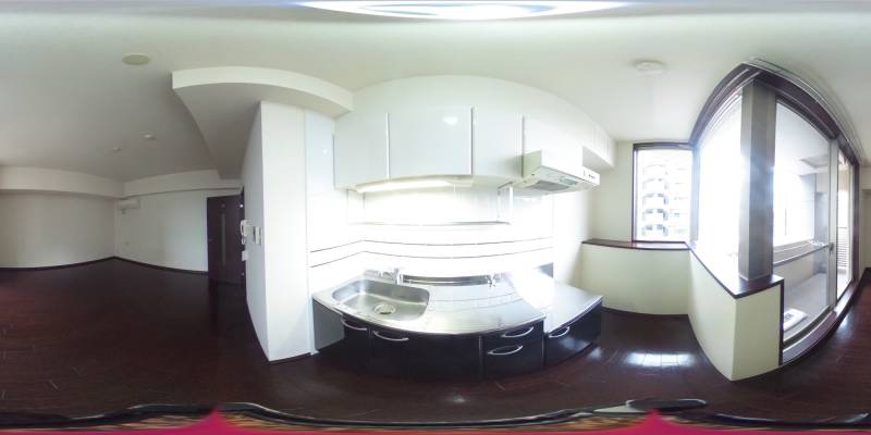 パノラマ画像キッチン