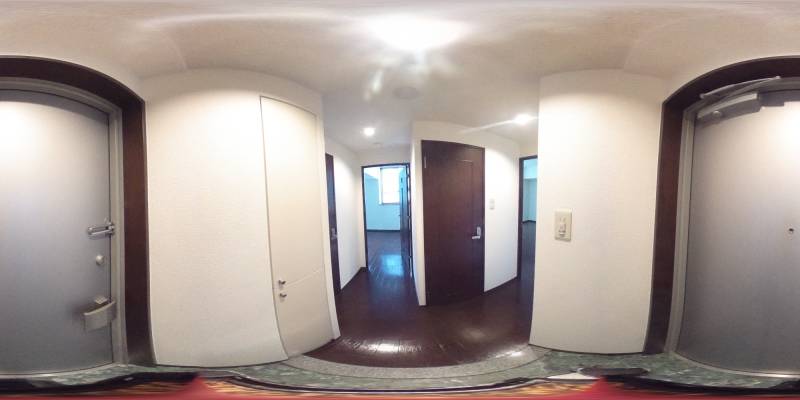 パノラマ画像玄関