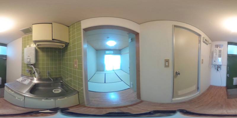 パノラマ画像キッチン