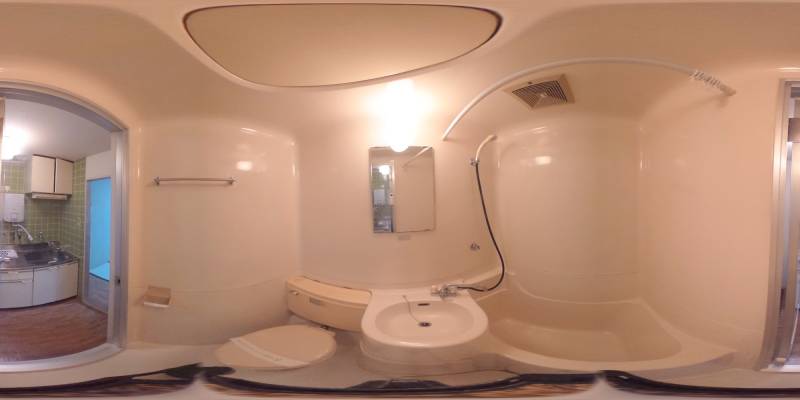 パノラマ画像バスルーム
