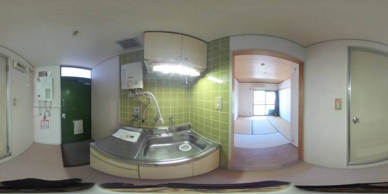 パノラマ画像キッチン