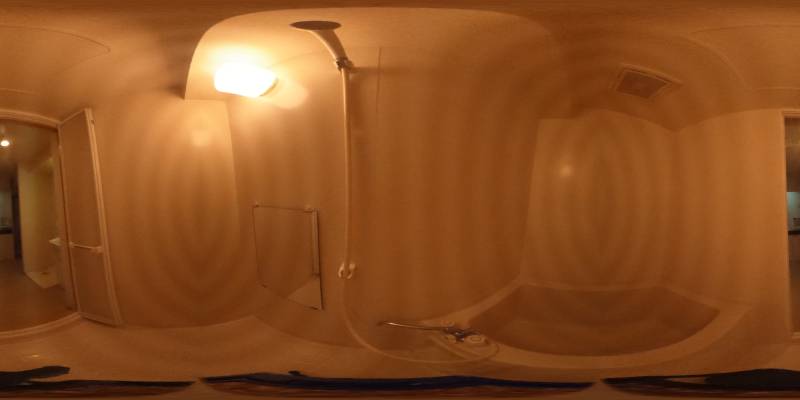 パノラマ画像バスルーム