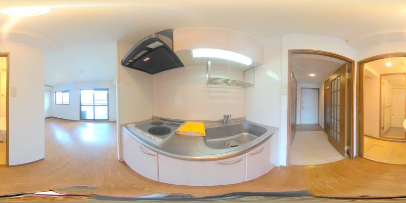 パノラマ画像キッチン