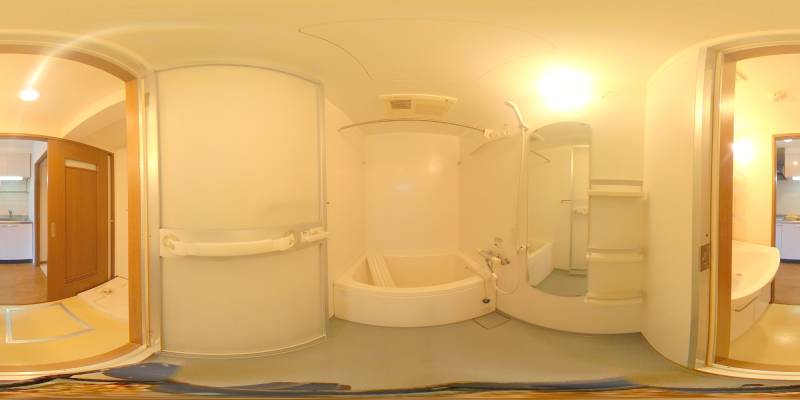 パノラマ画像バスルーム