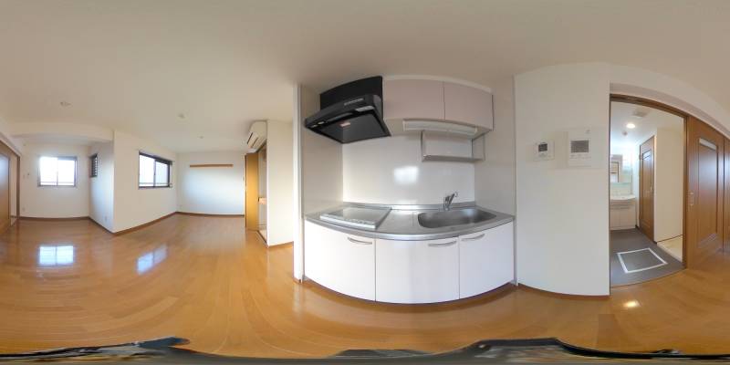 パノラマ画像キッチン