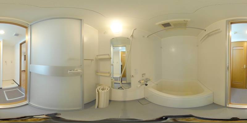 パノラマ画像バスルーム