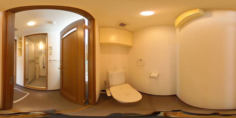 パノラマ画像トイレ