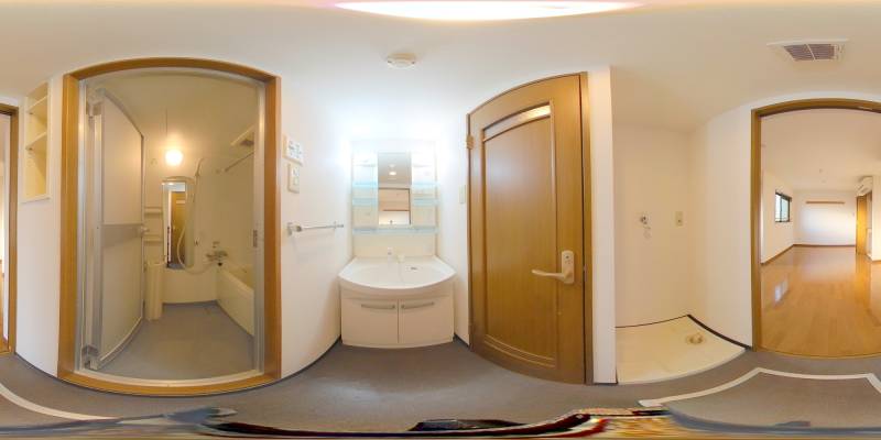 パノラマ画像洗面所