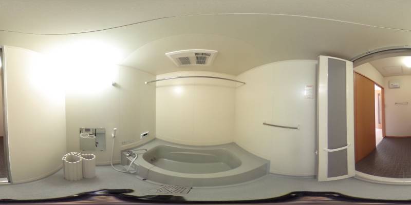 パノラマ画像バスルーム