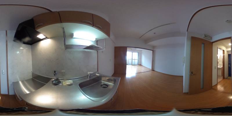 パノラマ画像キッチン