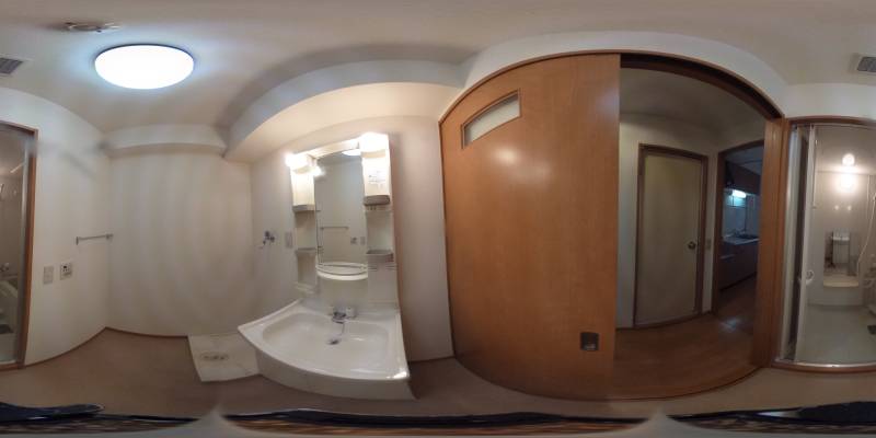 パノラマ画像洗面所