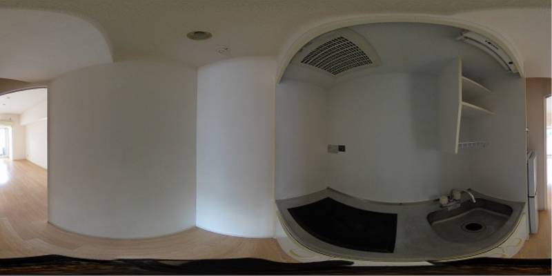 パノラマ画像キッチン