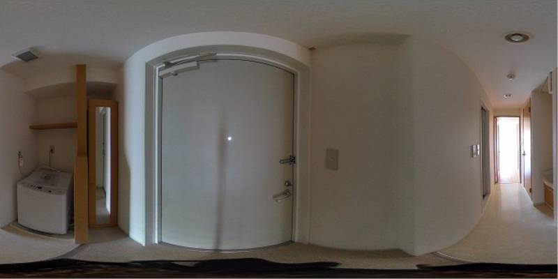 パノラマ画像玄関