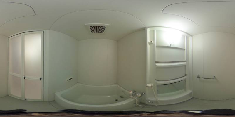 パノラマ画像バスルーム