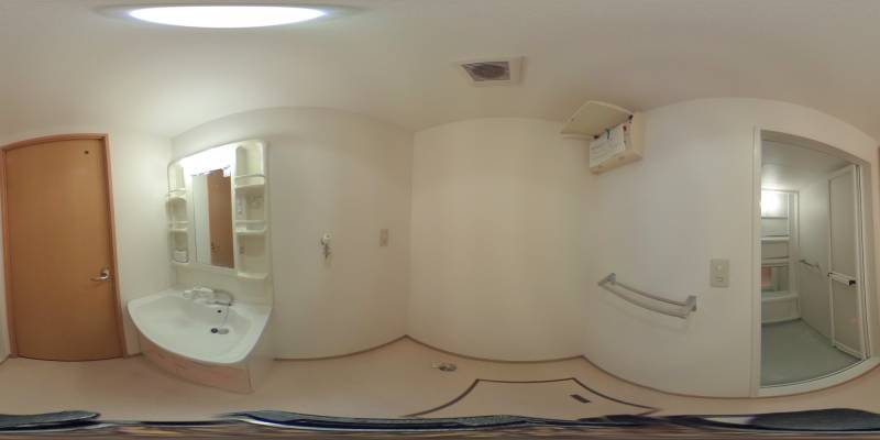 パノラマ画像洗面所