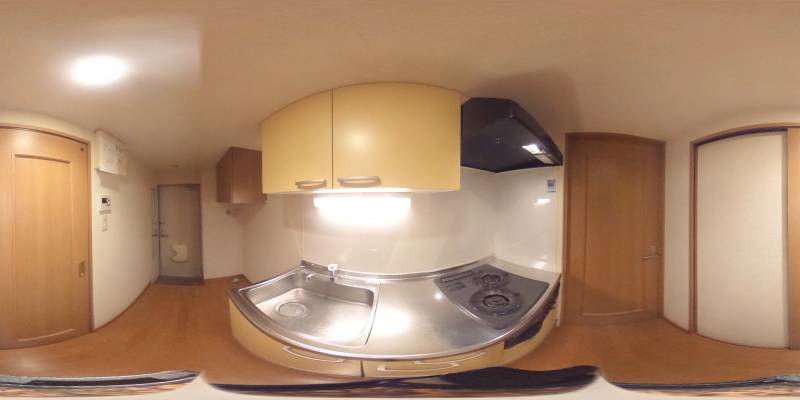 パノラマ画像キッチン