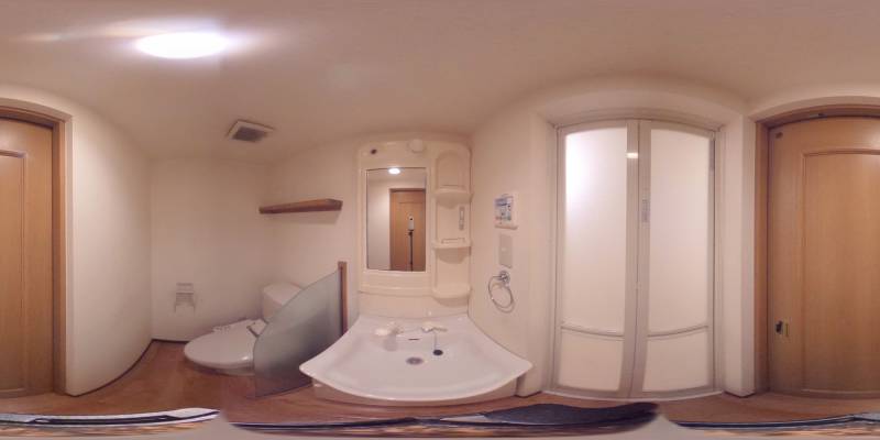 パノラマ画像洗面所