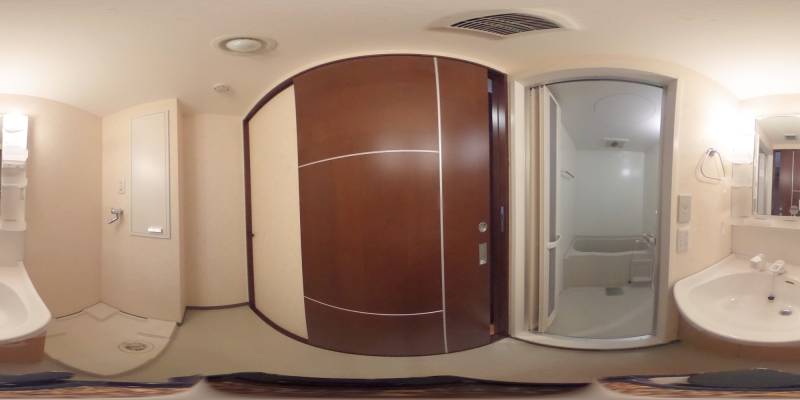 パノラマ画像洗面所