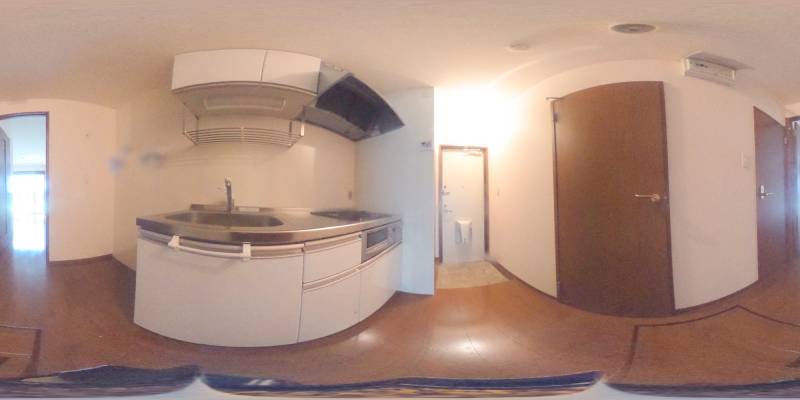 パノラマ画像キッチン