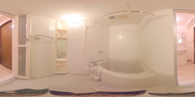 パノラマ画像バスルーム