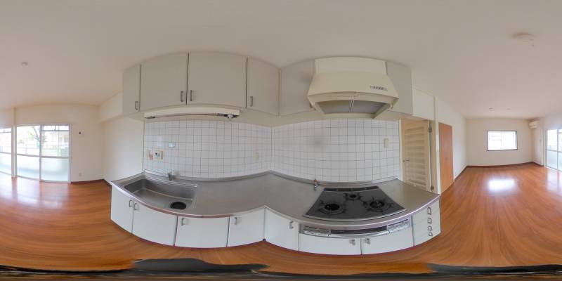 パノラマ画像キッチン