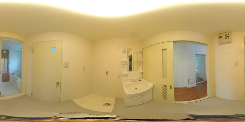 パノラマ画像洗面所