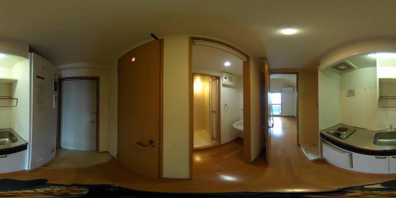 パノラマ画像キッチン