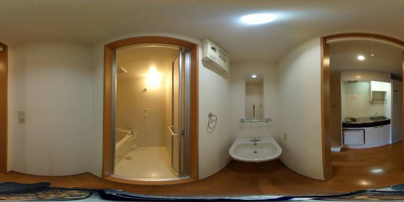 パノラマ画像洗面所