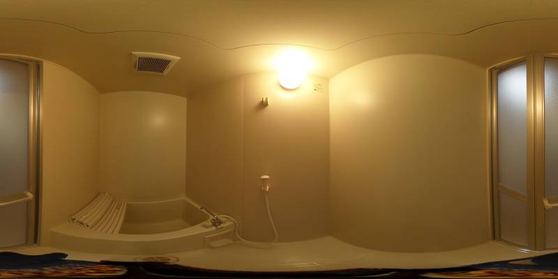 パノラマ画像バスルーム