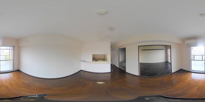 パノラマ画像リビング