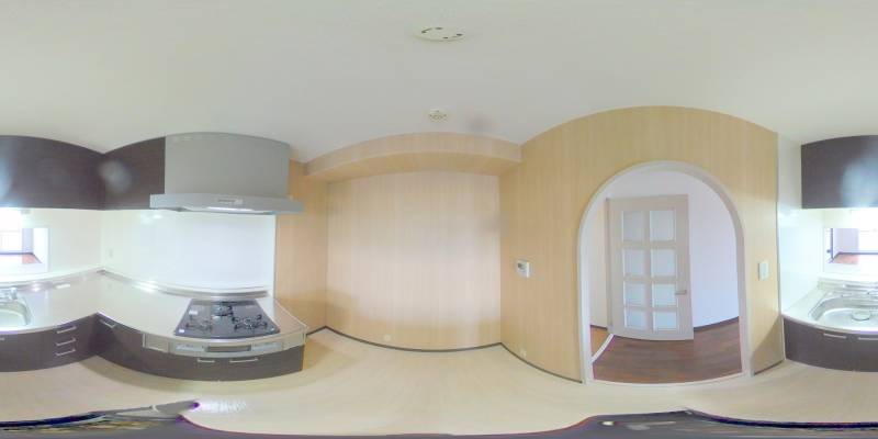 パノラマ画像キッチン