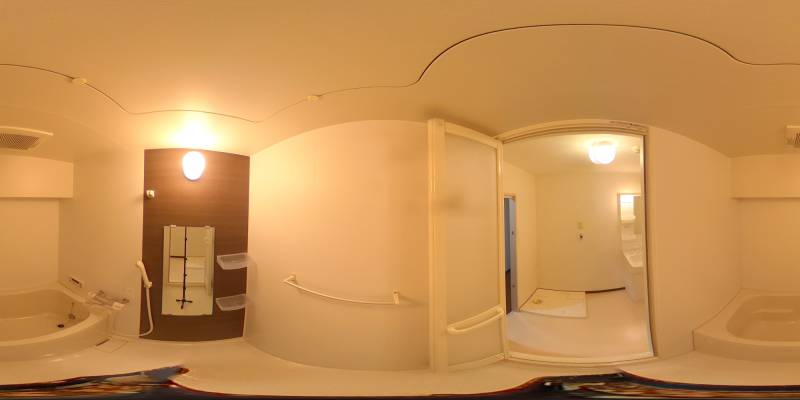 パノラマ画像バスルーム