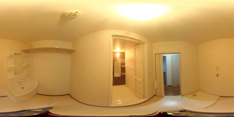 パノラマ画像洗面所