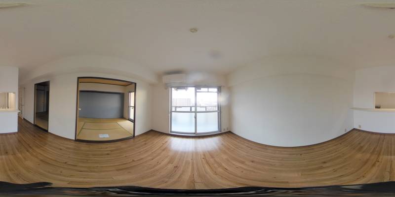 パノラマ画像リビング