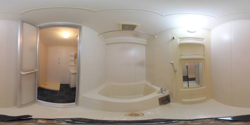 パノラマ画像バスルーム