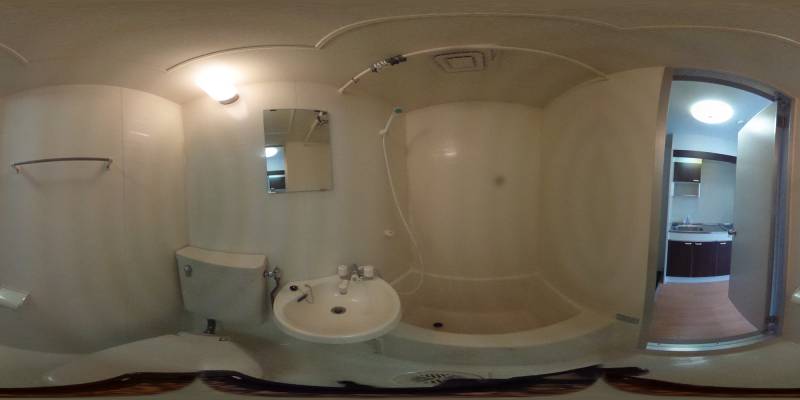 パノラマ画像バスルーム