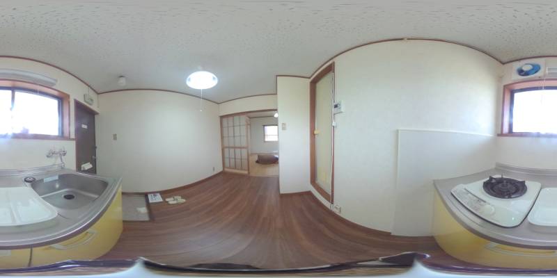 パノラマ画像キッチン