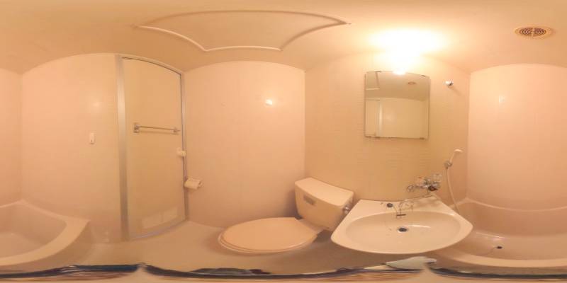 パノラマ画像バスルーム