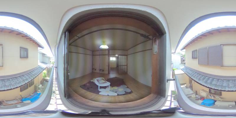 パノラマ画像バルコニー
