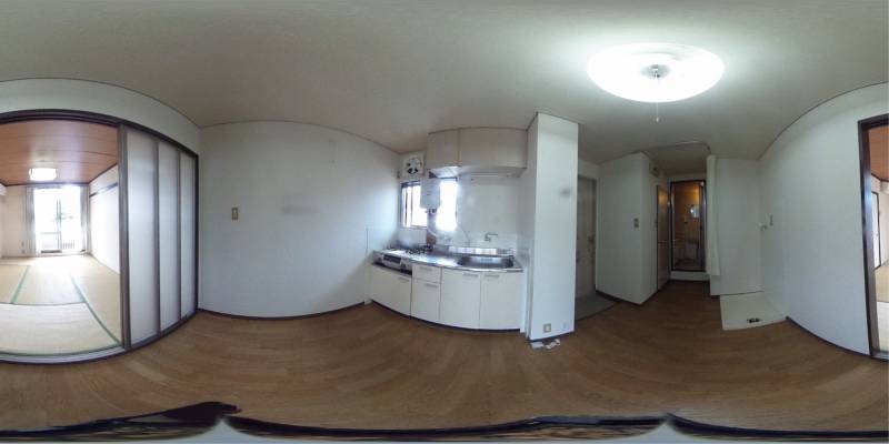 パノラマ画像キッチン