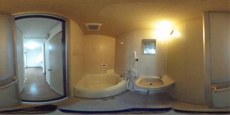 パノラマ画像バスルーム