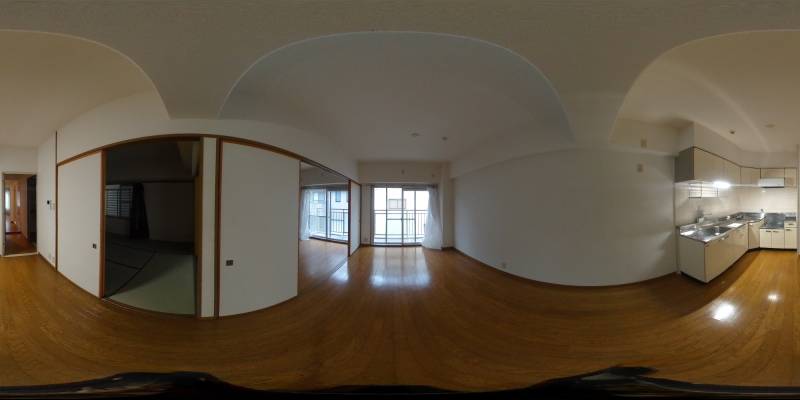 パノラマ画像リビング