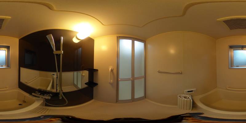 パノラマ画像バスルーム