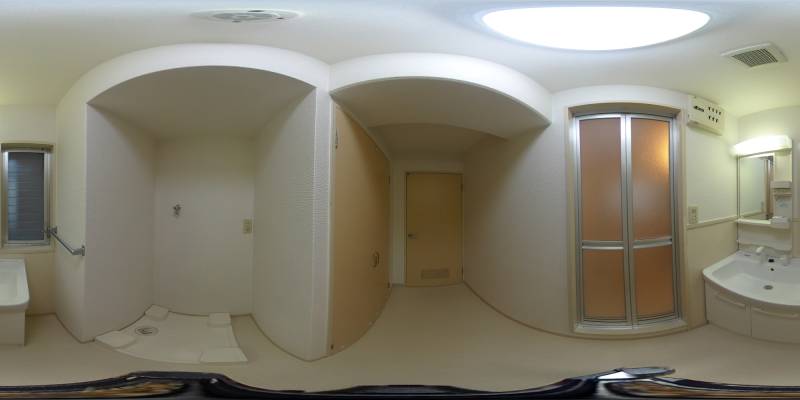 パノラマ画像洗面所