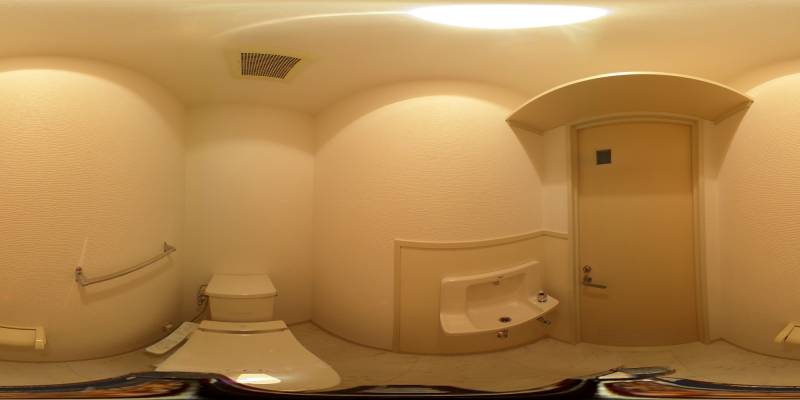 パノラマ画像トイレ