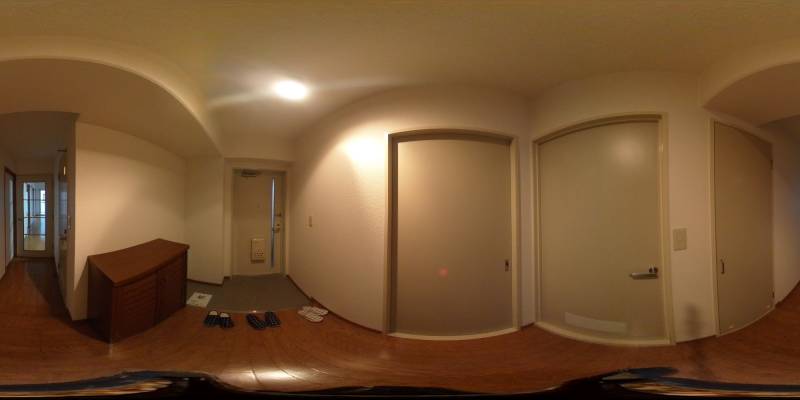 パノラマ画像玄関